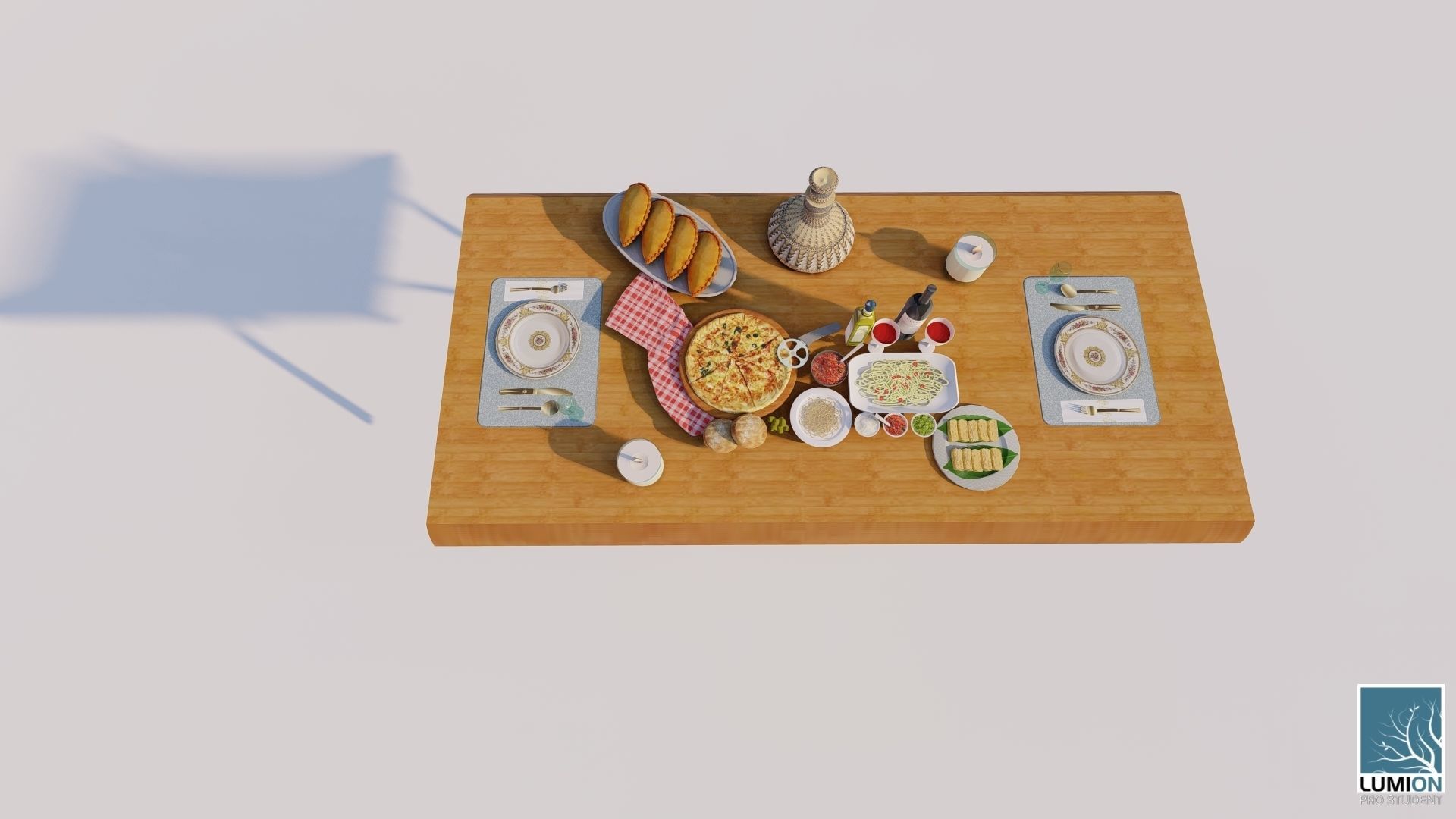 3D YEMEK MASASI 3D print model_6