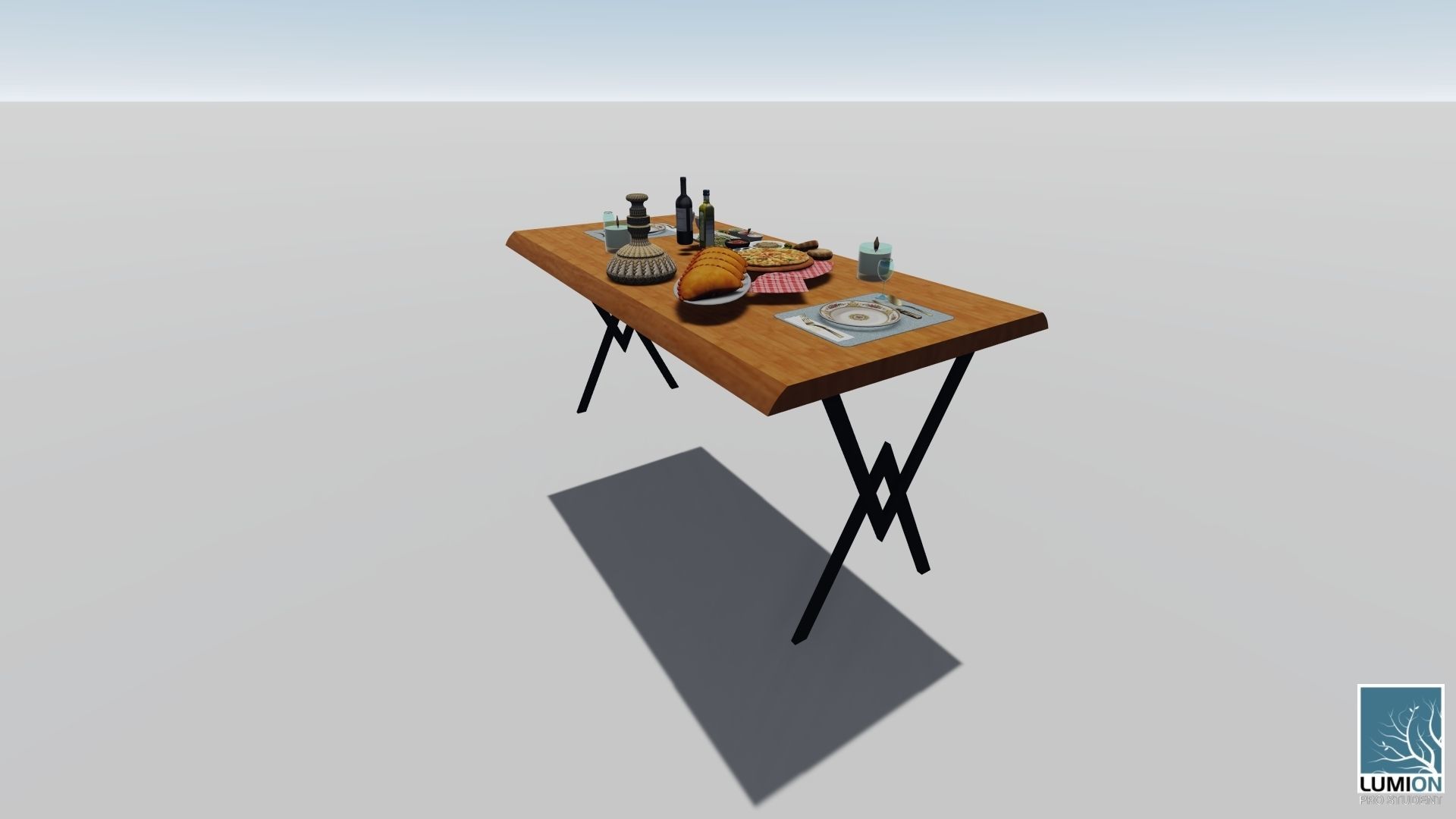 3D YEMEK MASASI 3D print model_1