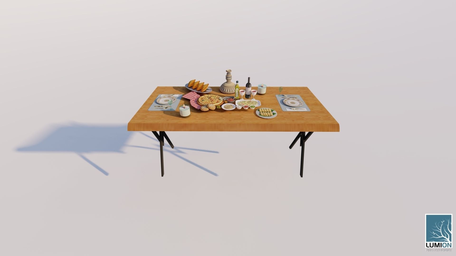 3D YEMEK MASASI 3D print model_3