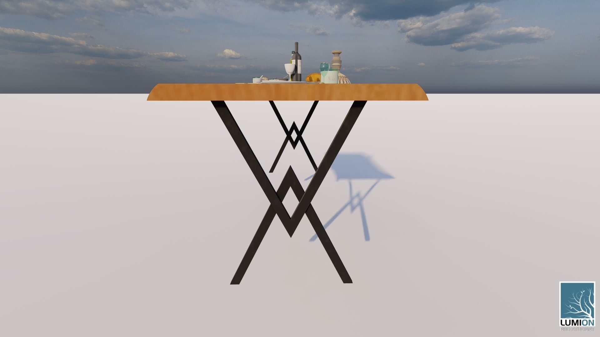 3D YEMEK MASASI 3D print model_4