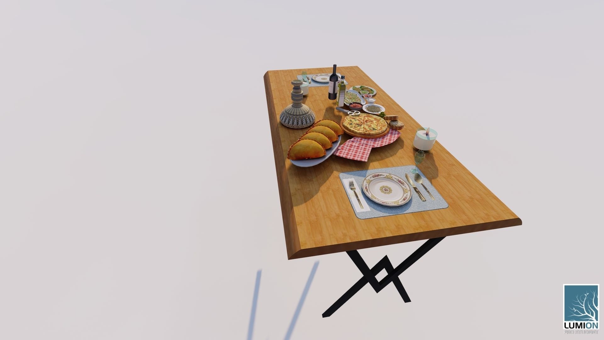 3D YEMEK MASASI 3D print model_5