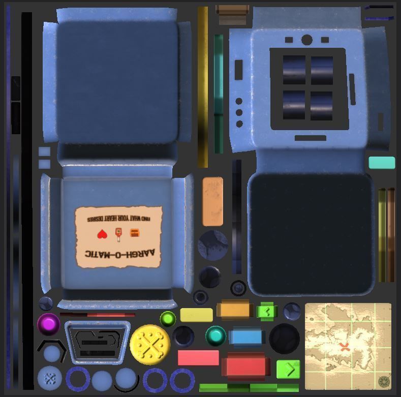 Yo-ho-hompass Low-poly 3D model_14