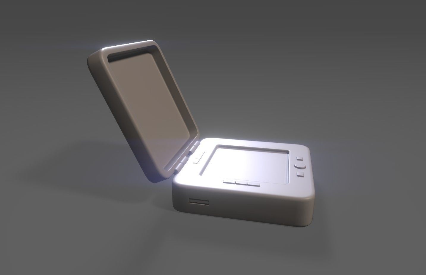 Yo-ho-hompass Low-poly 3D model_11