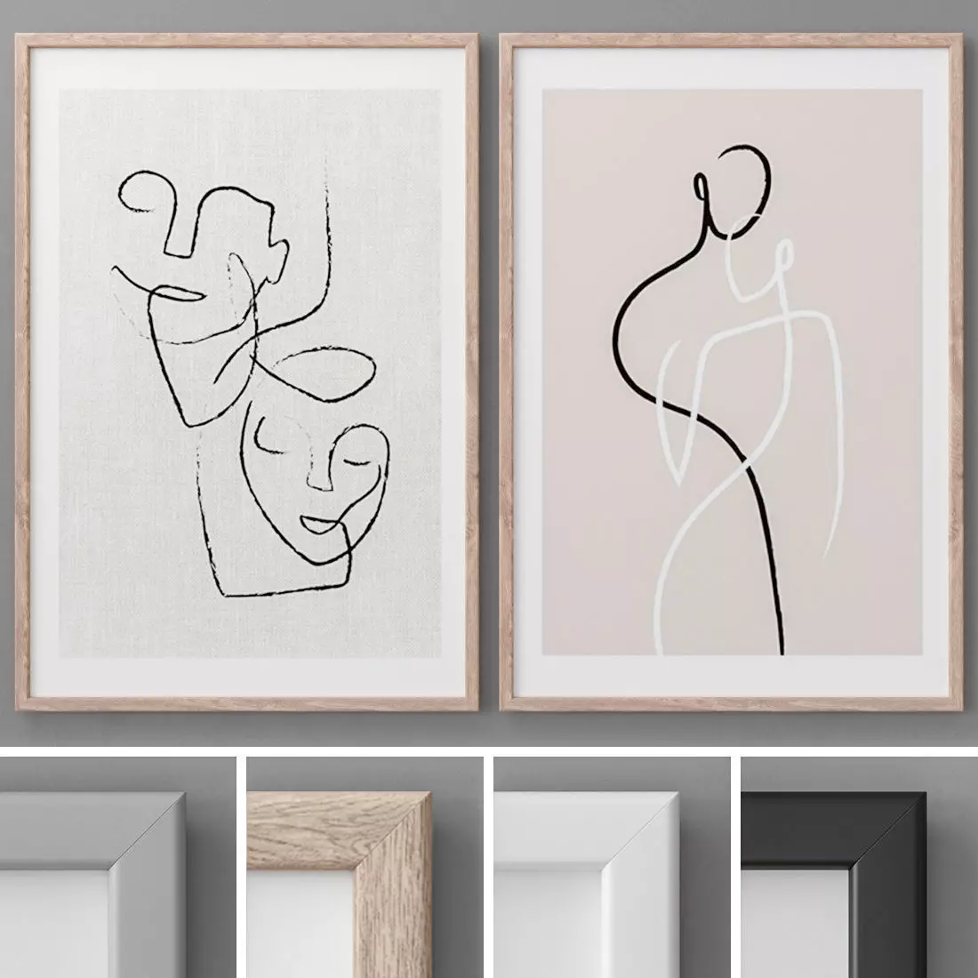 Photo Frames Set 75 3D model_0