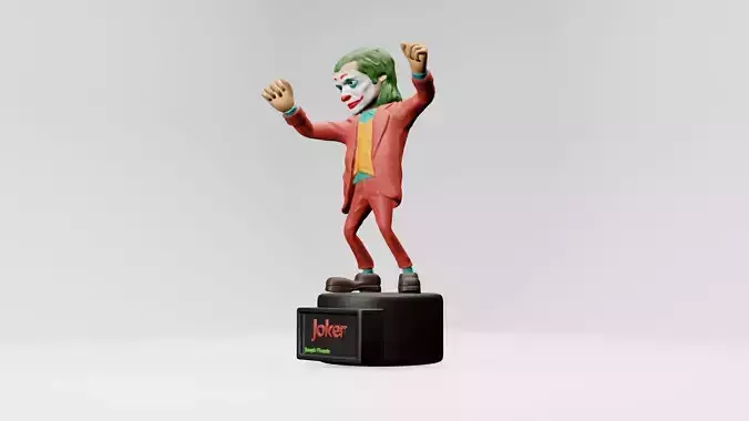 Joker - joaquin phoenix  3d printing Free 3D print model