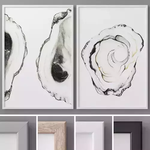 Photo Frames Set  77 3D model