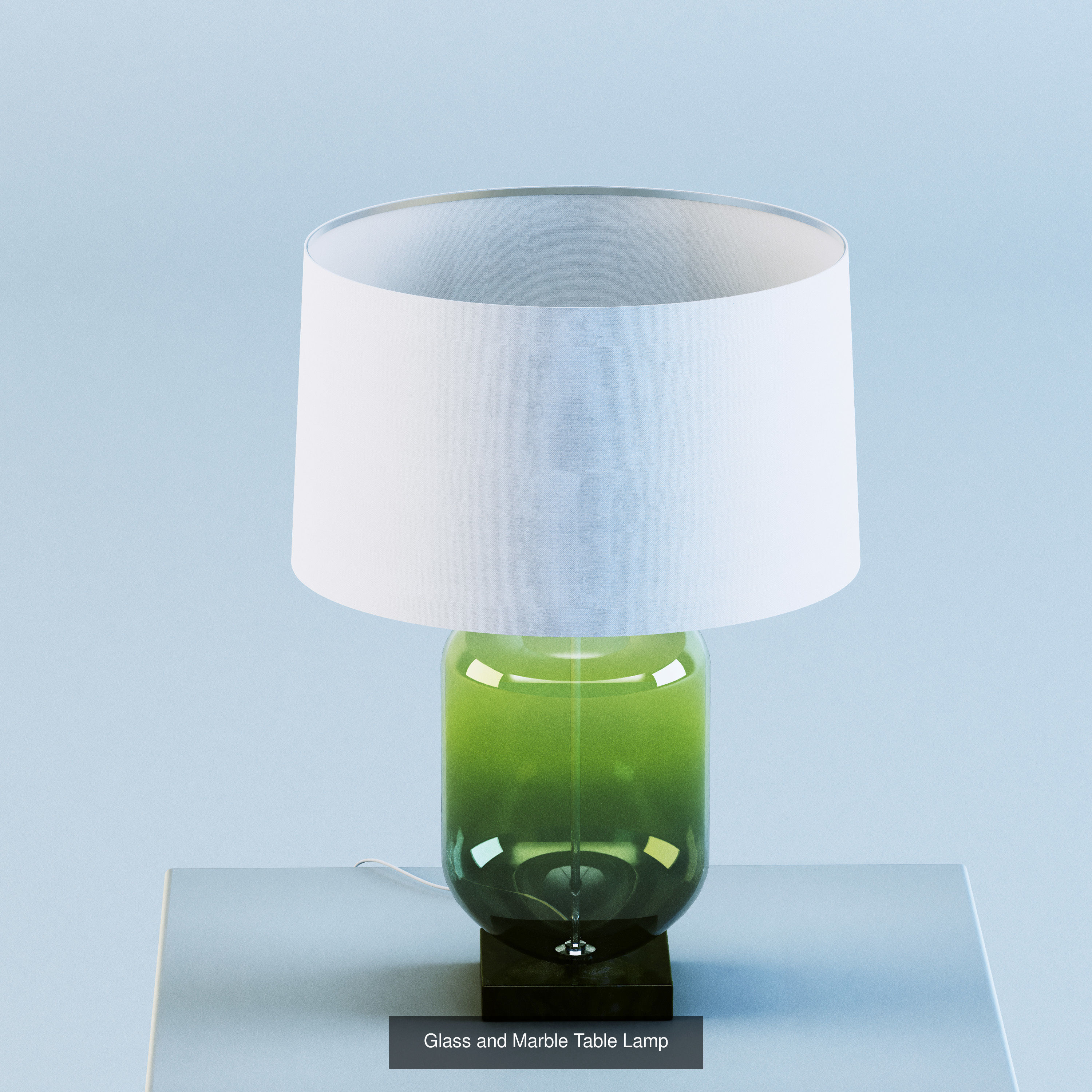 Various Table-top Lamps 3D Model Collection_3