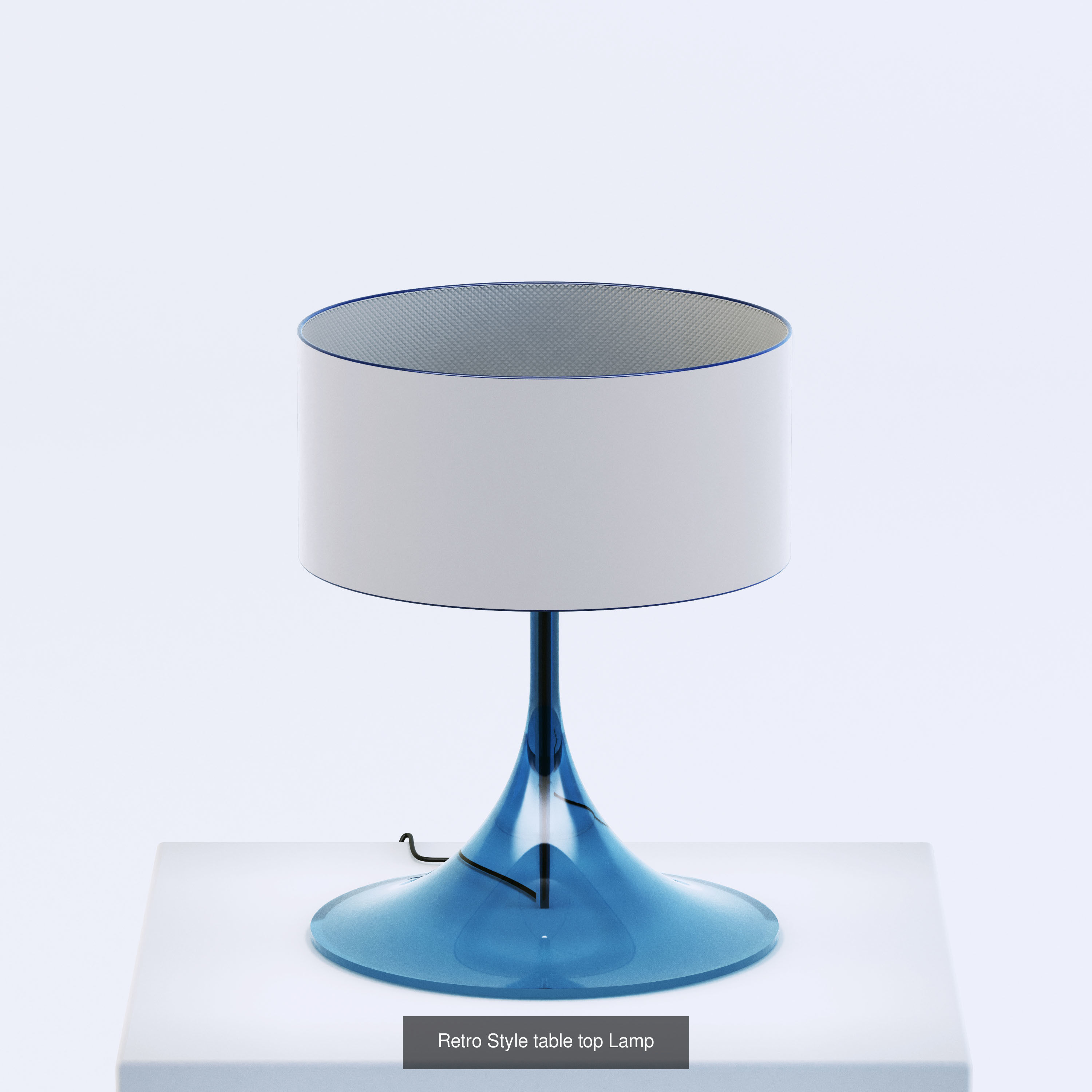 Various Table-top Lamps 3D Model Collection_1