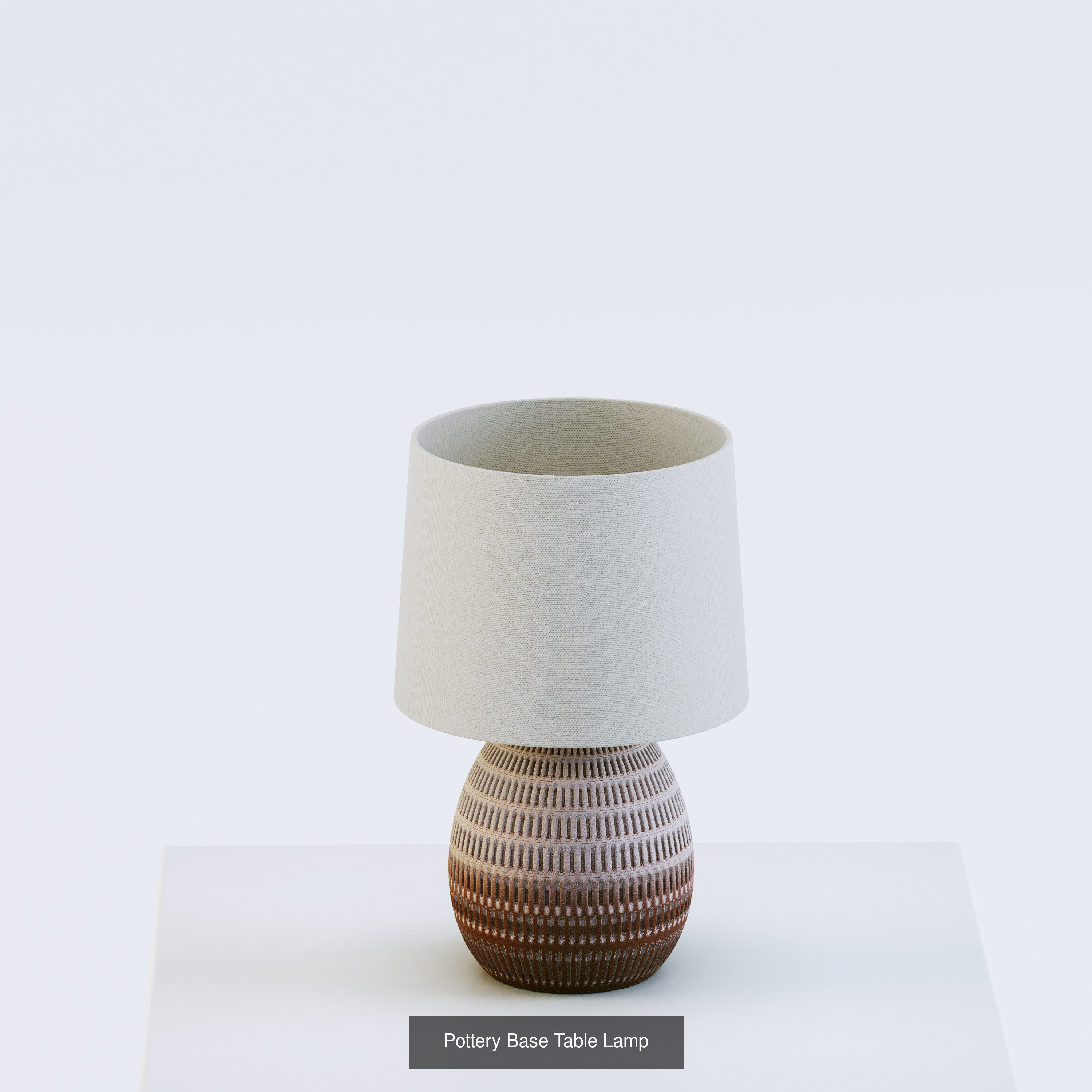 Various Table-top Lamps 3D Model Collection_4