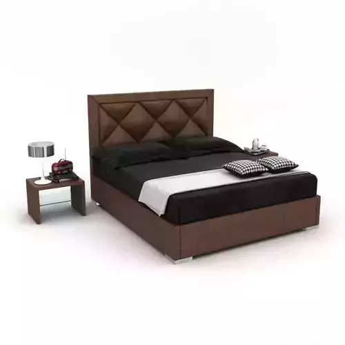 Black Modern Bed