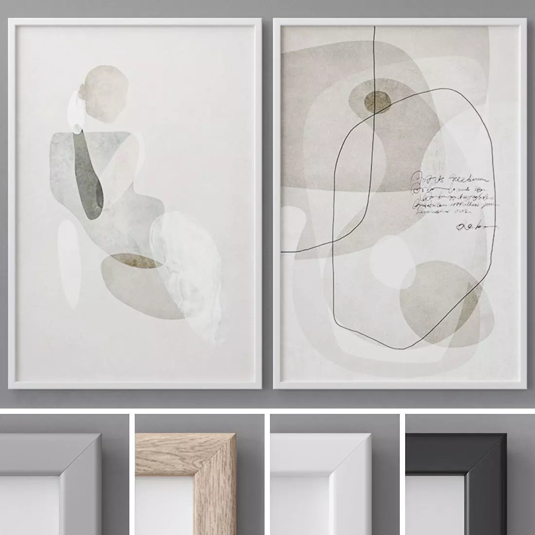 Photo Frames Set 80 3D model_0