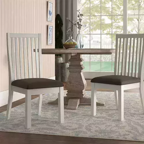 Adamou Upholstered Dining Chair 3D model