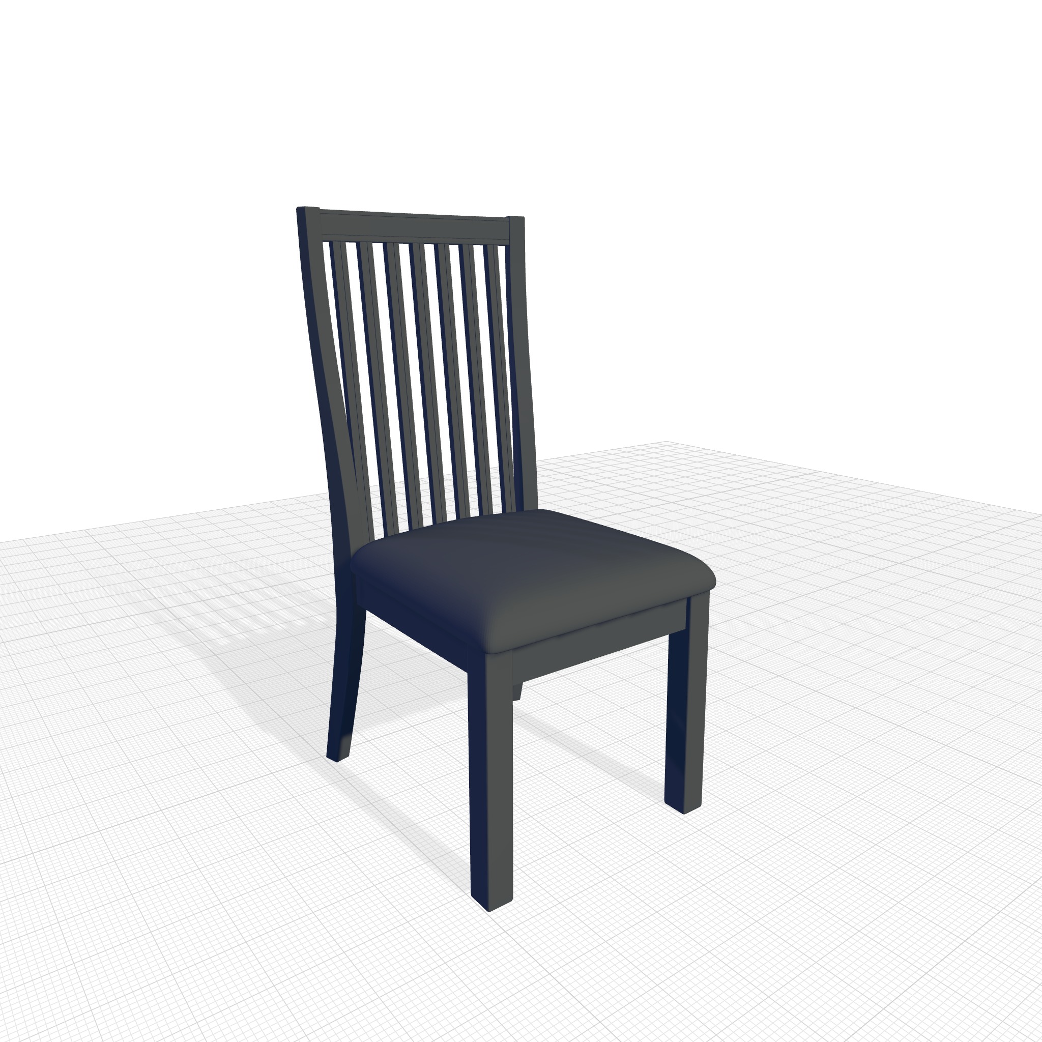 Adamou Upholstered Dining Chair 3D model_5
