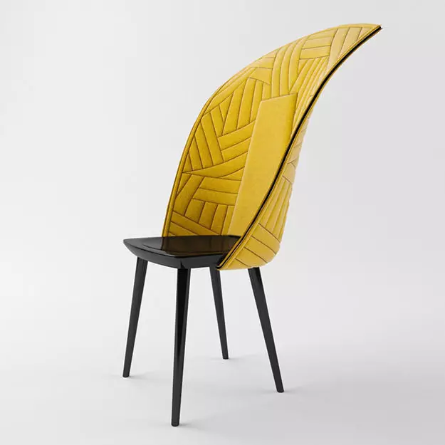 Chair Farg Blanche 3D model_0