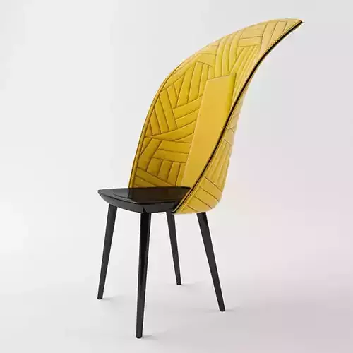 Chair Farg Blanche 3D model