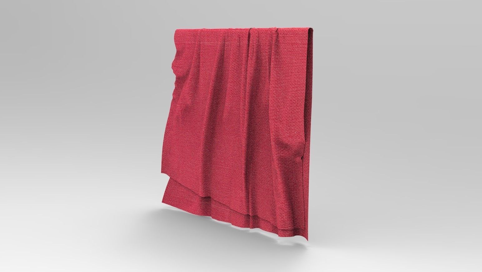 Cloth towels new 3 Low-poly 3D model_5