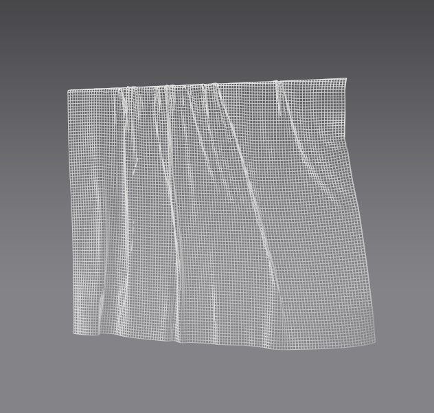 Cloth towels new 3 Low-poly 3D model_1