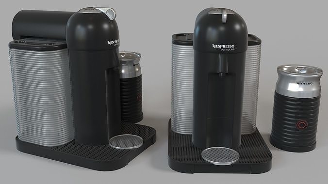 Black Nespresso Vertuo Coffee And Espresso Maker 3D model