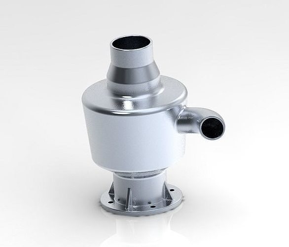 Cyclone Dust Collector 3D print model