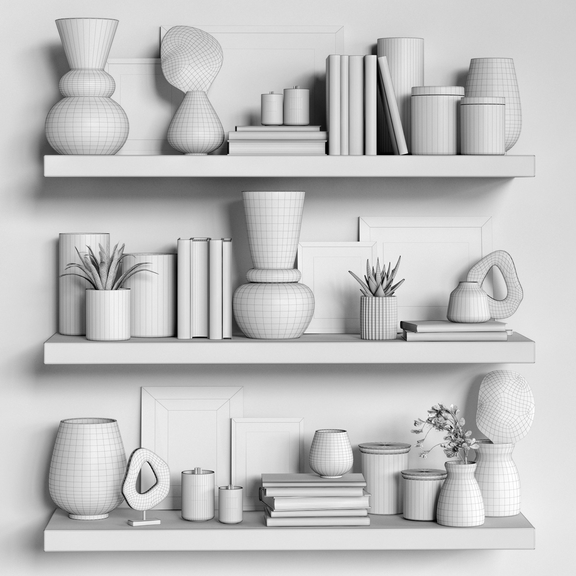 Decorative Set 12 3D model_4