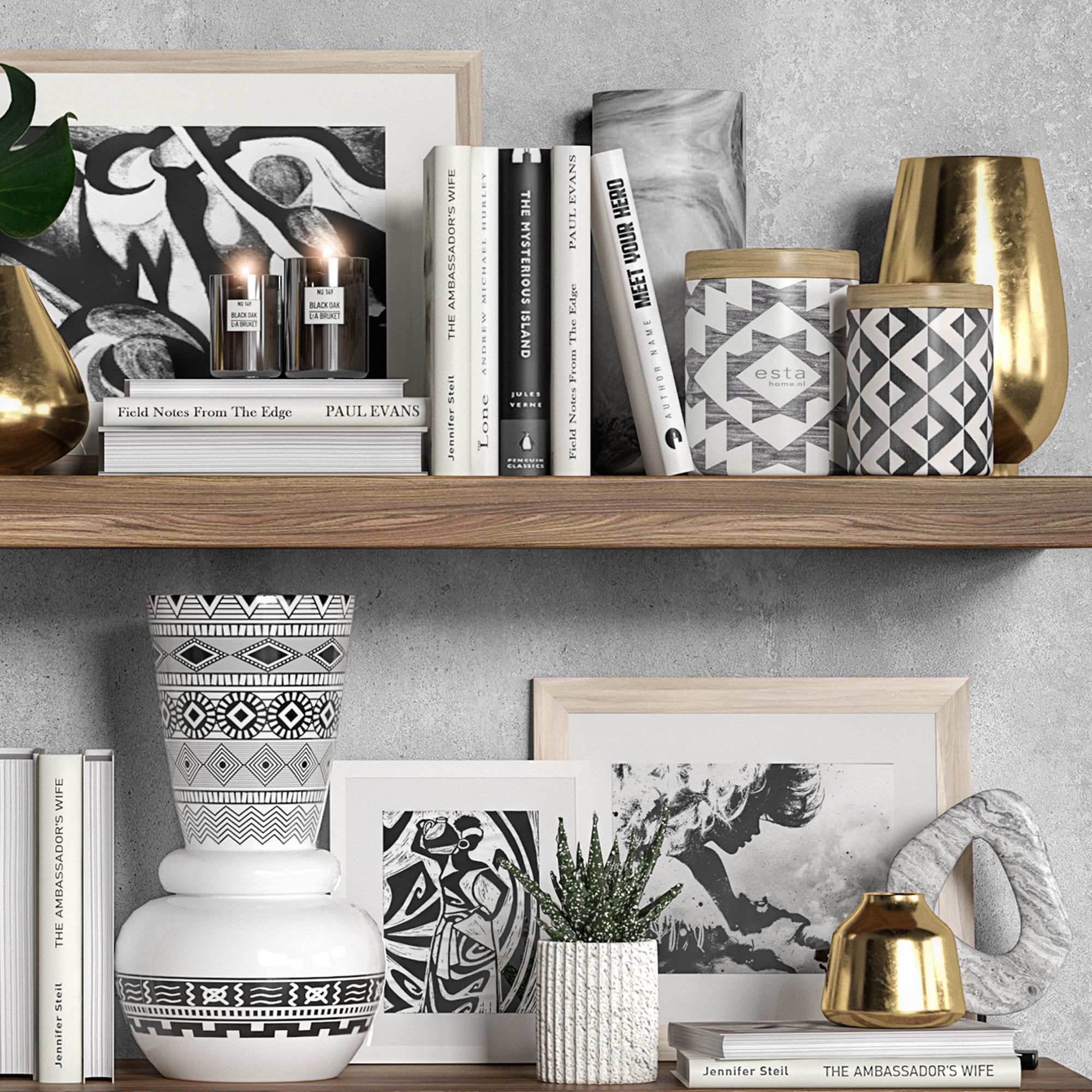 Decorative Set 12 3D model_3