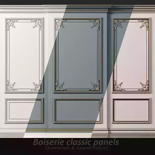 Wall molding 20 Boiserie classic panels