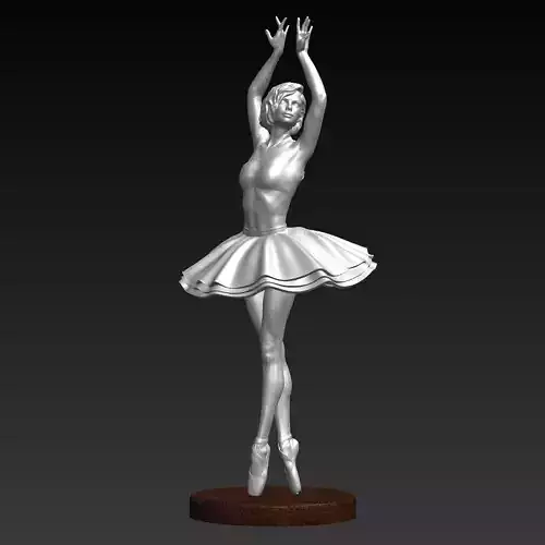 Ballerina 5 statue 3D print model