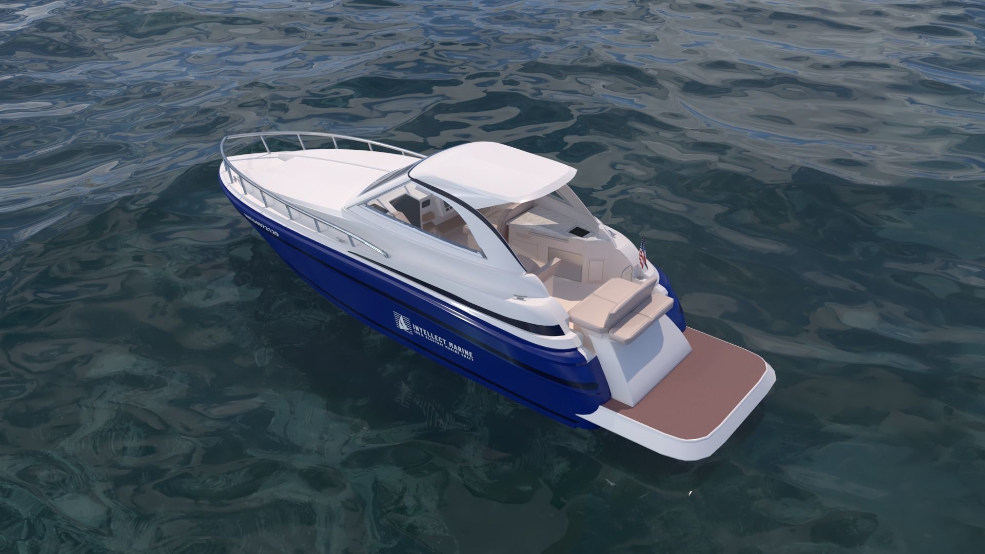 Regal 35 Sport Coupe Boat 3D model_7