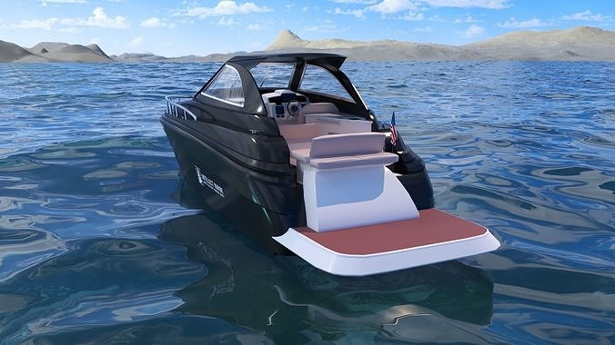 Regal 35 Sport Coupe Boat 3D model