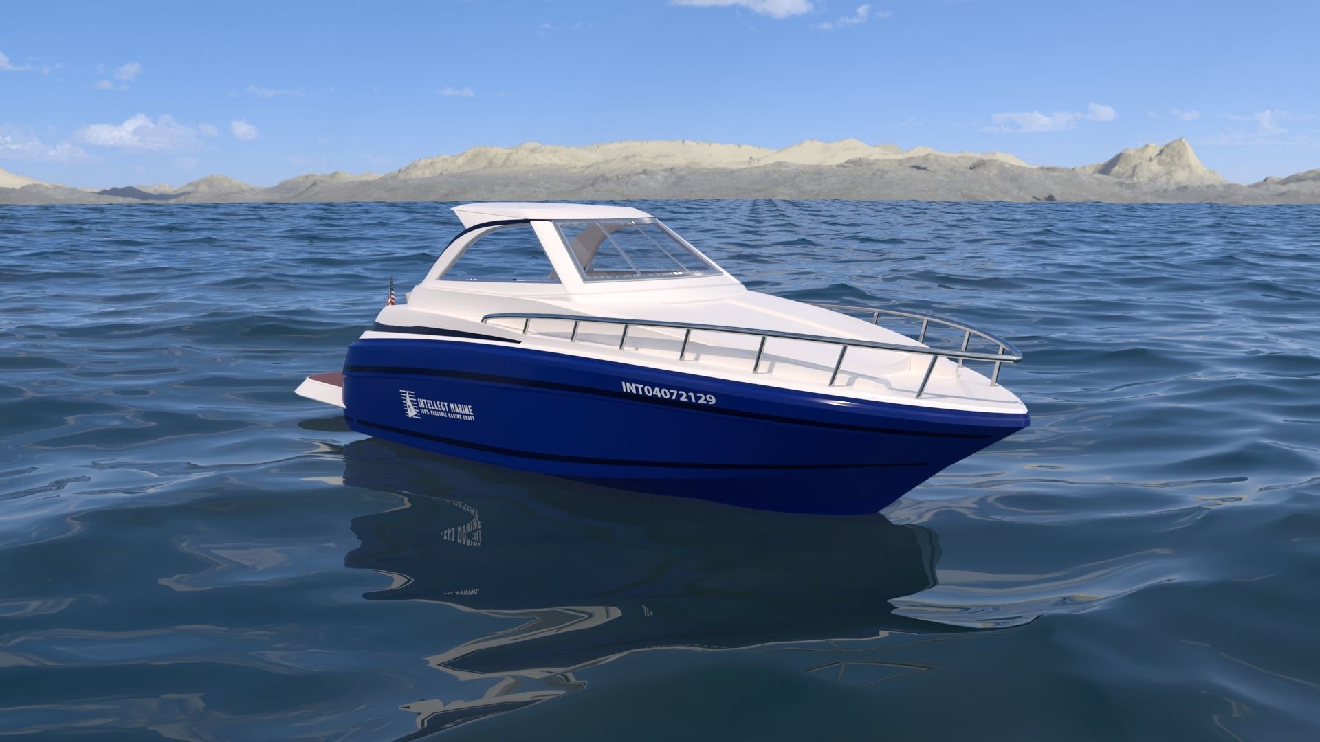 Regal 35 Sport Coupe Boat 3D model_9