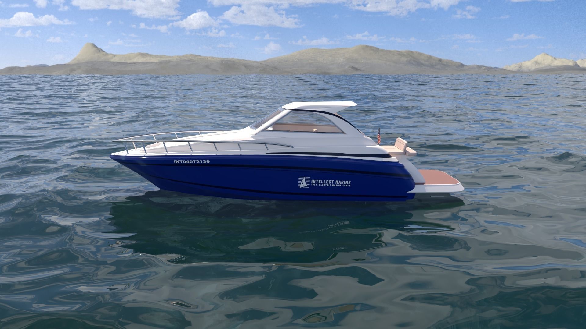 Regal 35 Sport Coupe Boat 3D model_4