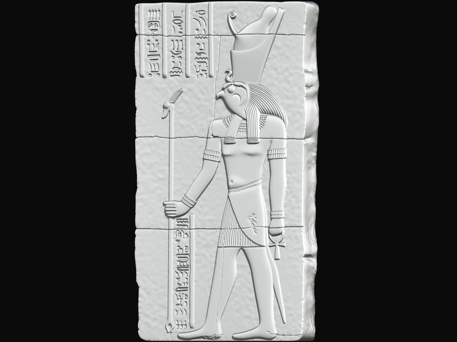 Horus slab for CNC Router and 3D print model_1