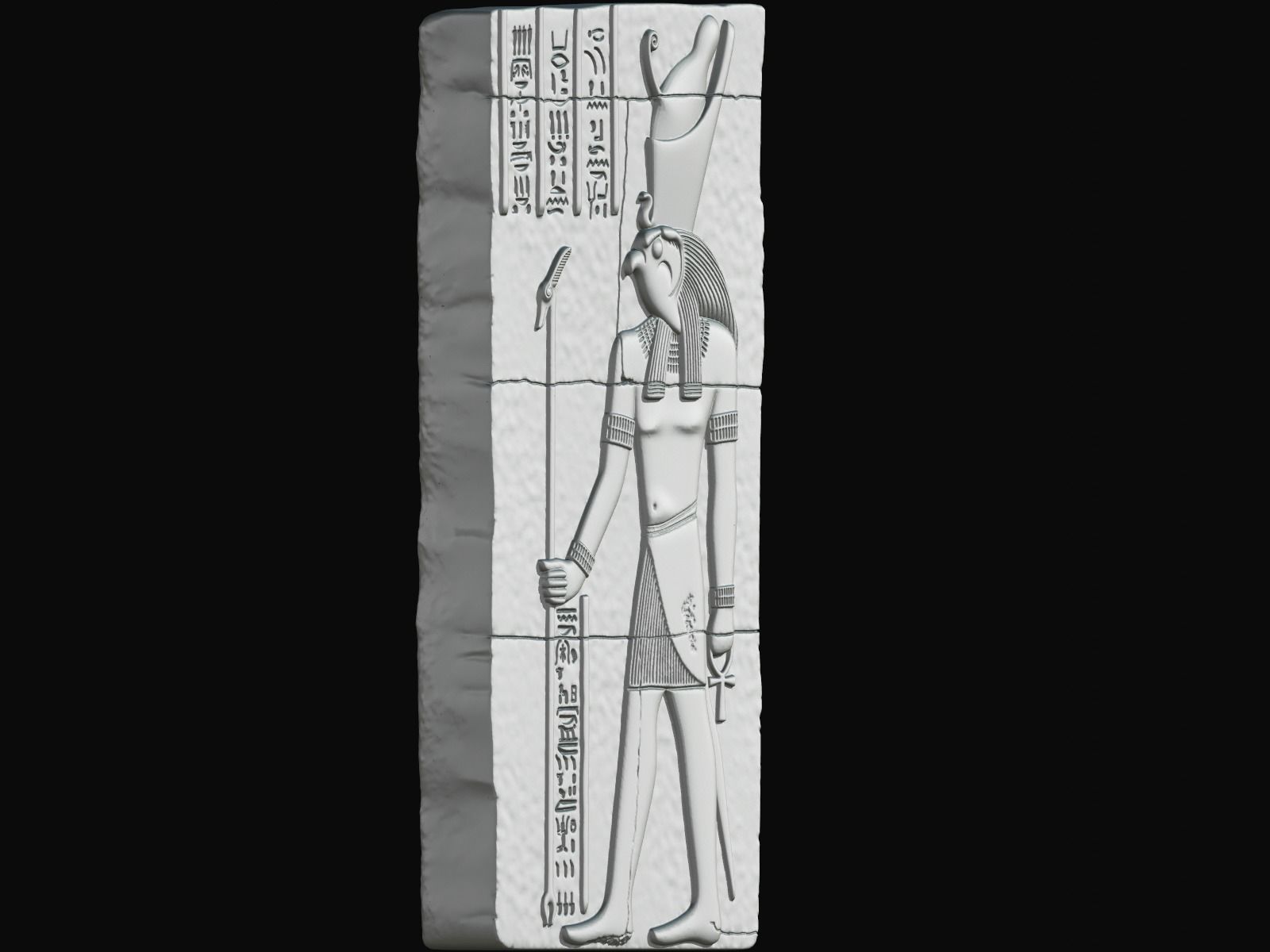 Horus slab for CNC Router and 3D print model_9