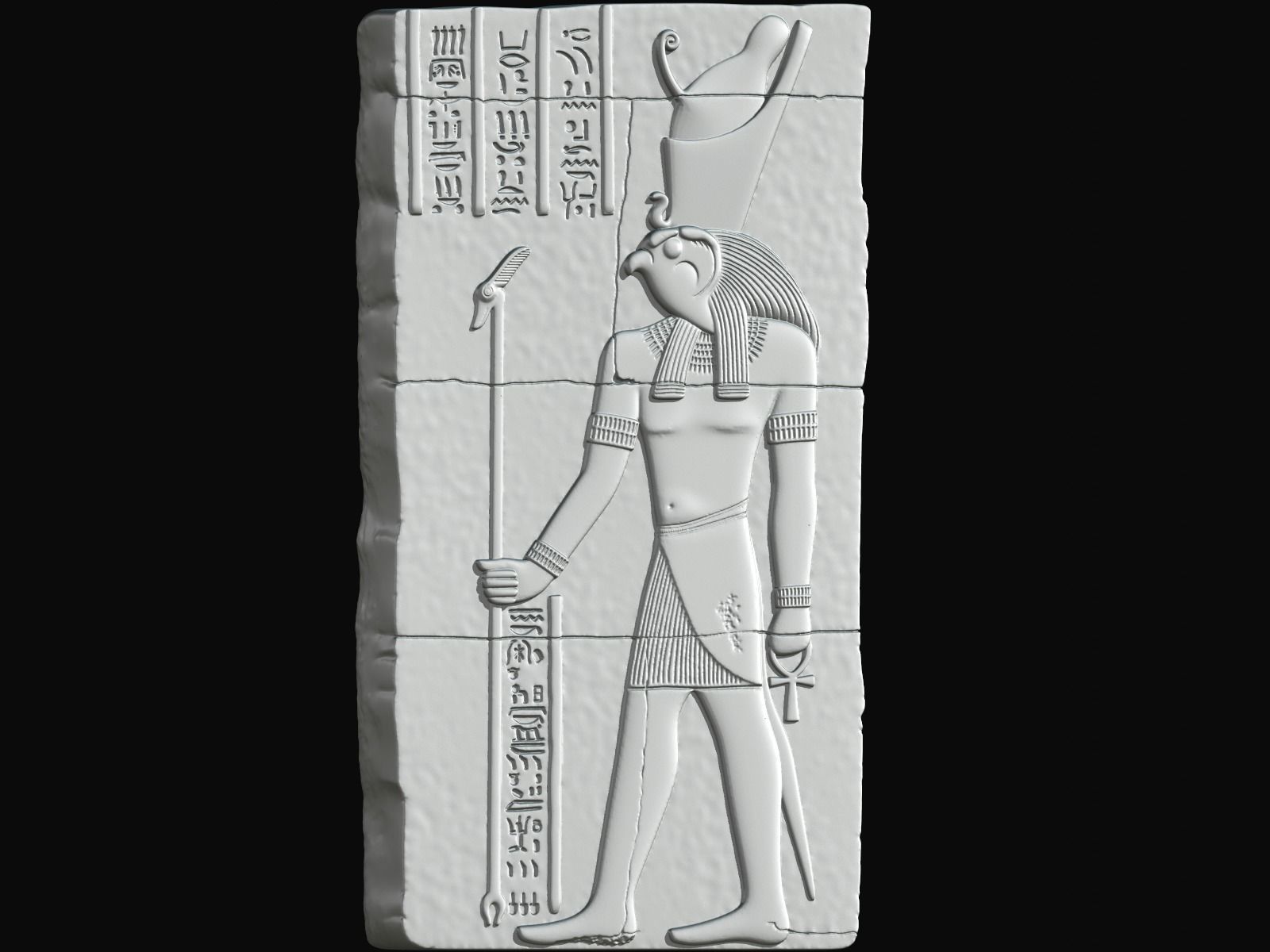 Horus slab for CNC Router and 3D print model_10