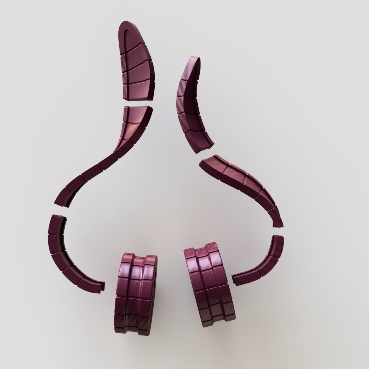 Elizabeth Bathory FGO Horns 3D print model_5