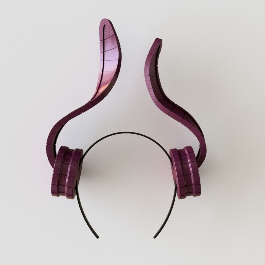 Elizabeth Bathory FGO Horns 3D print model_1