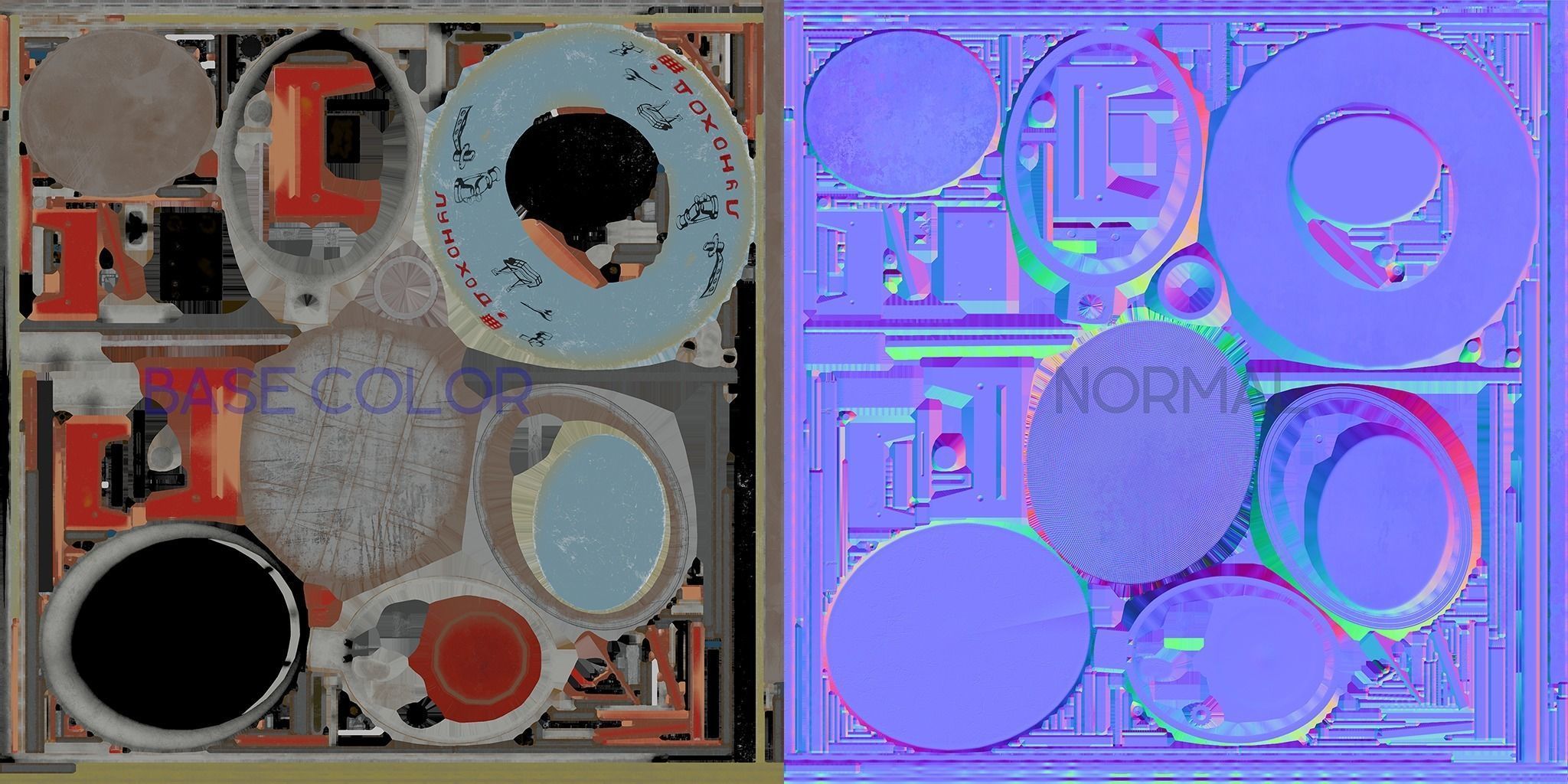 Moon rover Low-poly 3D model_9