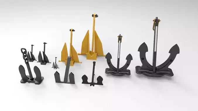 Anchor metal anchors