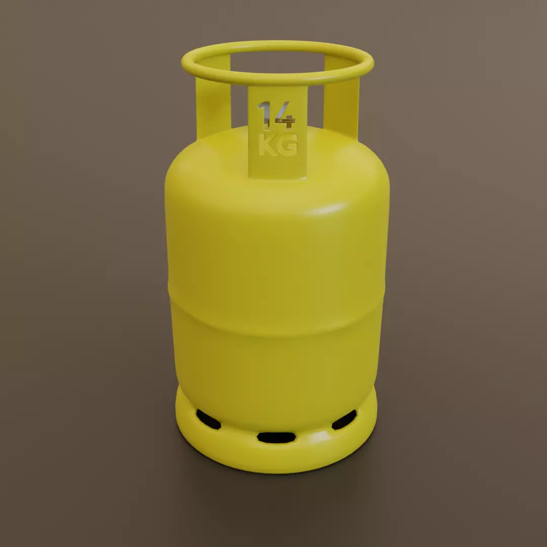 Gas Barrel 14kg Free 3D model