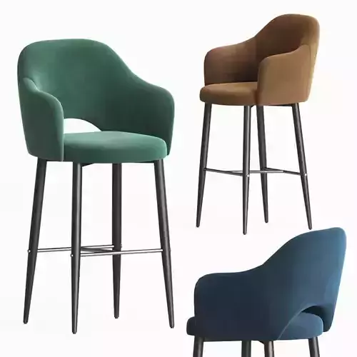 Deephouse Martin Bar chair 3D model