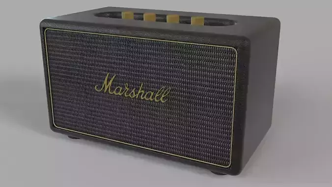 Marshall Stanmore Black Multi-Room Wifi Speaker 3D model