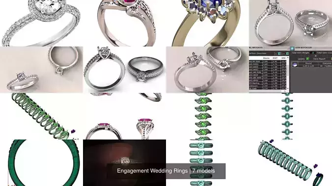 Engagement Wedding Rings