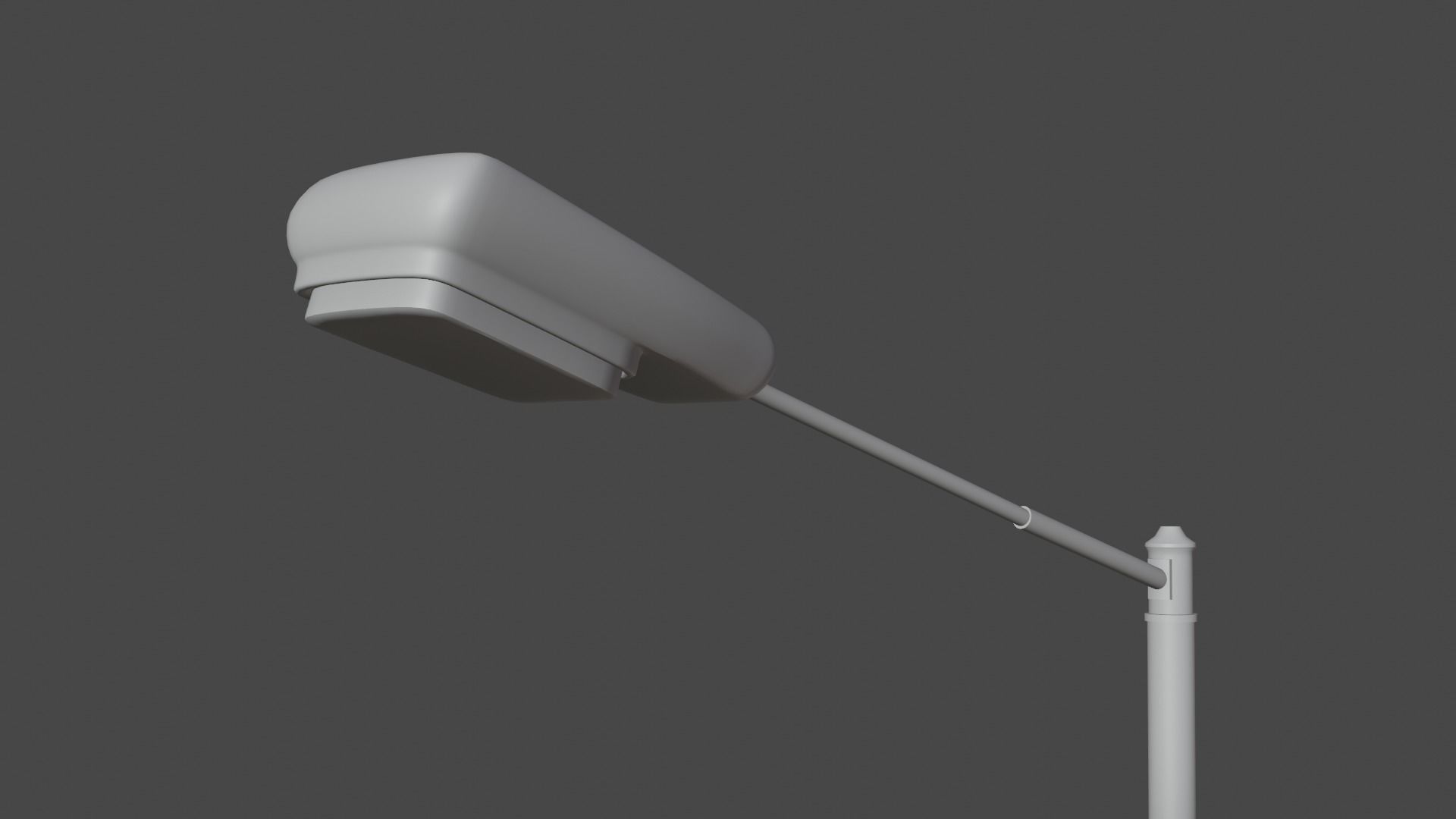 rusted street lamp Low-poly 3D model_8