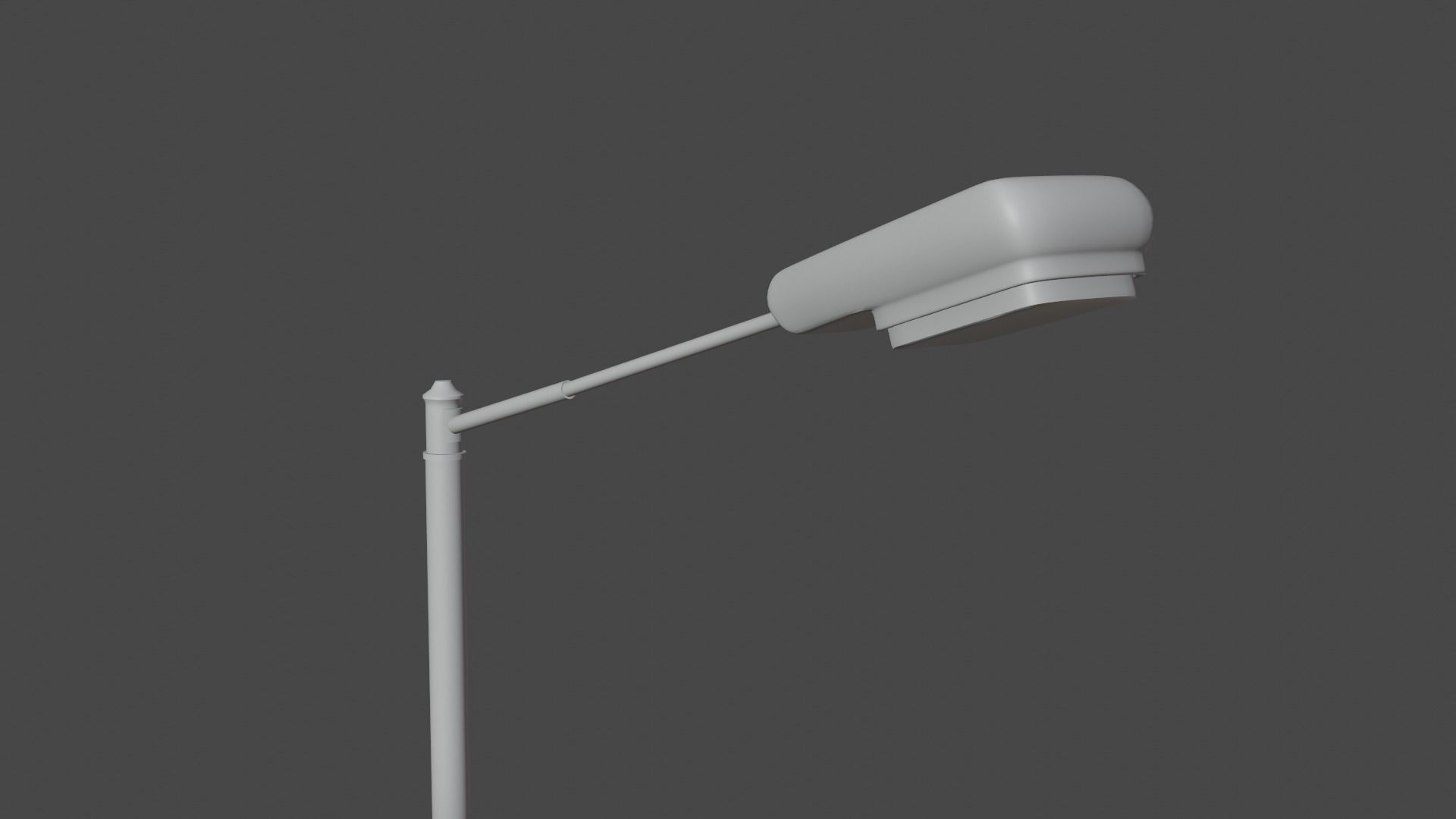 rusted street lamp Low-poly 3D model_6