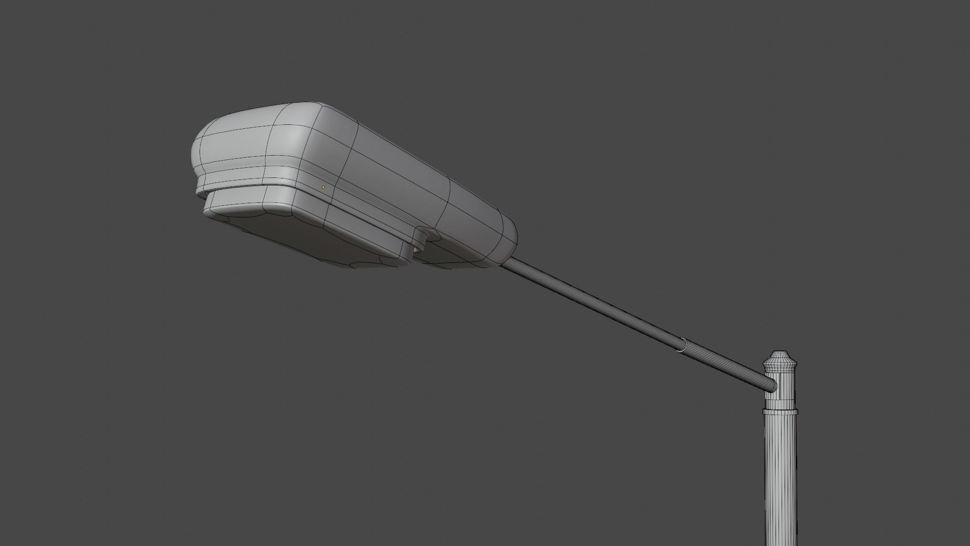 rusted street lamp Low-poly 3D model_5