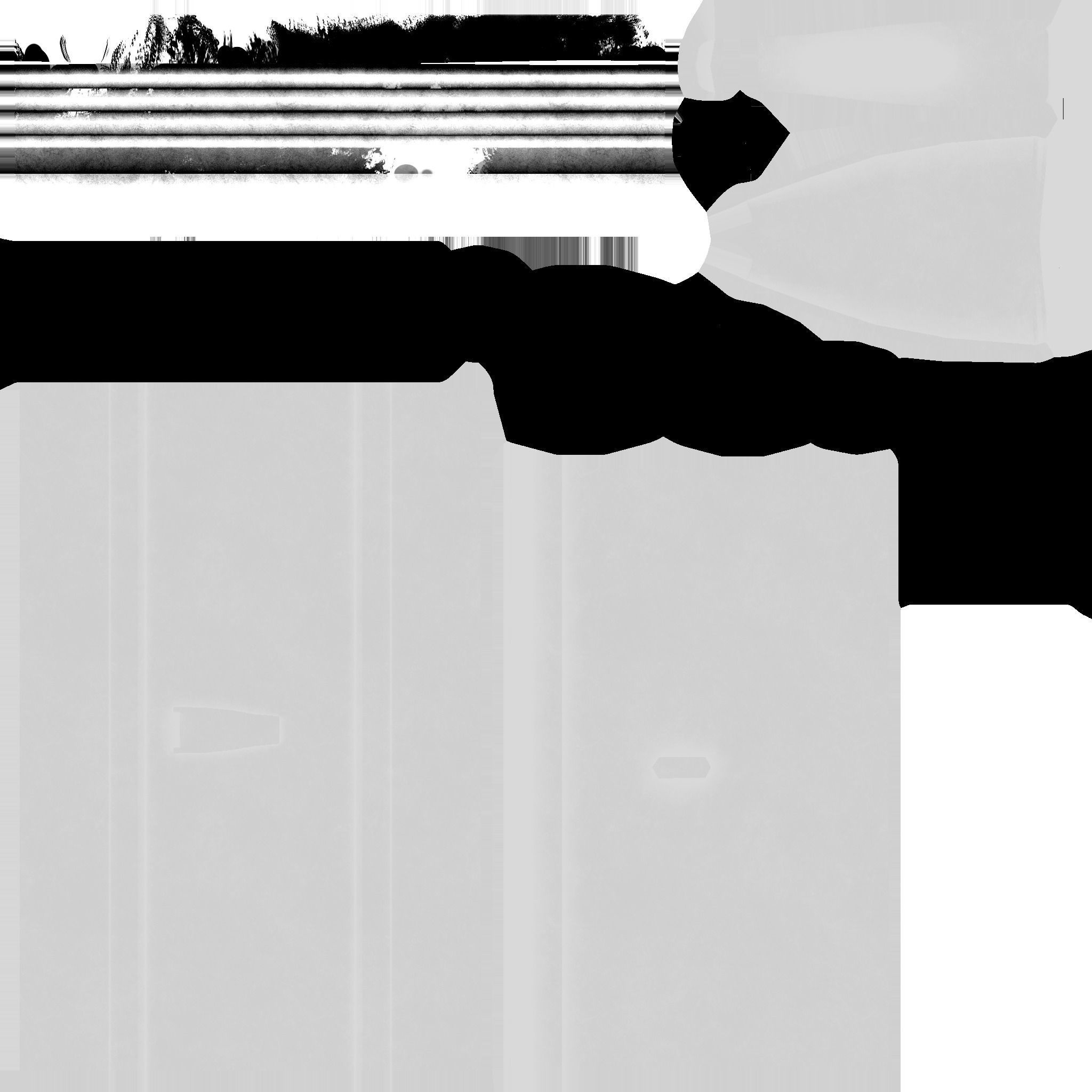 Mega Buster - Girl Hand Cannon - SciFi Weapon Low-poly 3D model_22