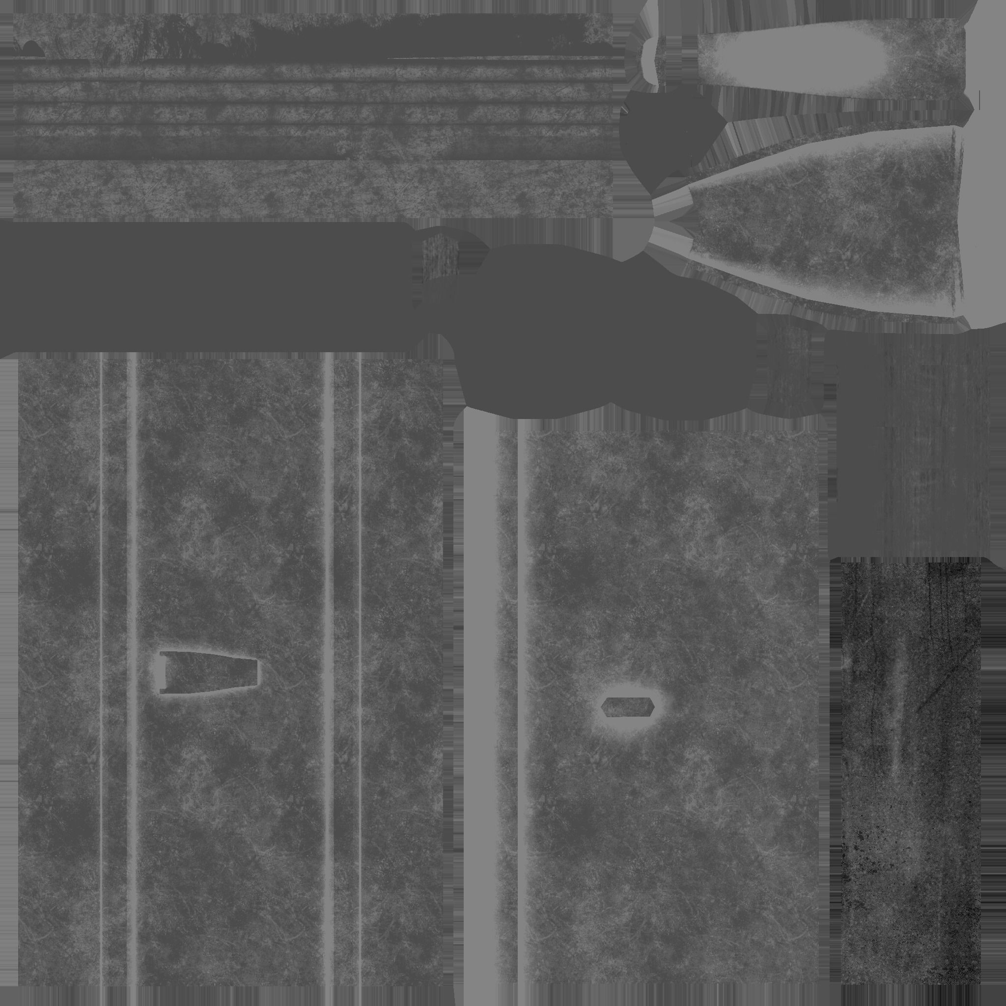 Mega Buster - Girl Hand Cannon - SciFi Weapon Low-poly 3D model_17