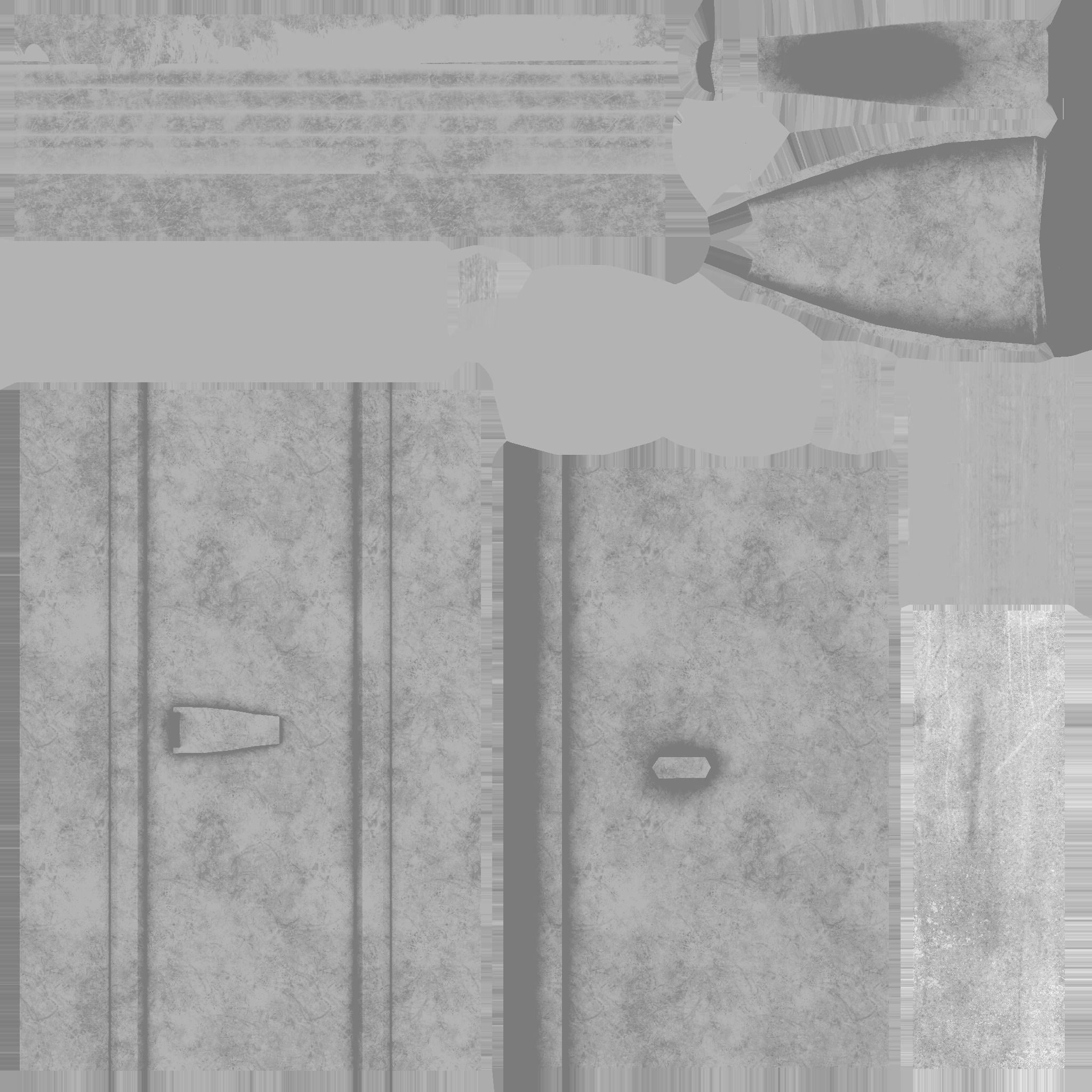 Mega Buster - Girl Hand Cannon - SciFi Weapon Low-poly 3D model_20