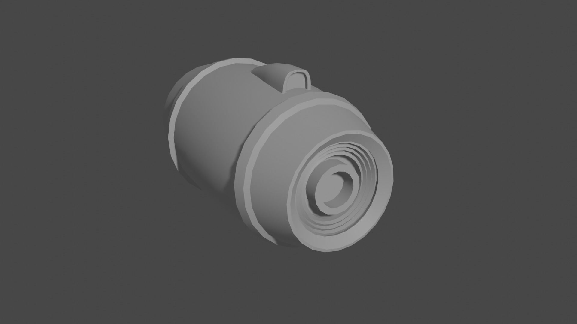 Mega Buster - Girl Hand Cannon - SciFi Weapon Low-poly 3D model_10