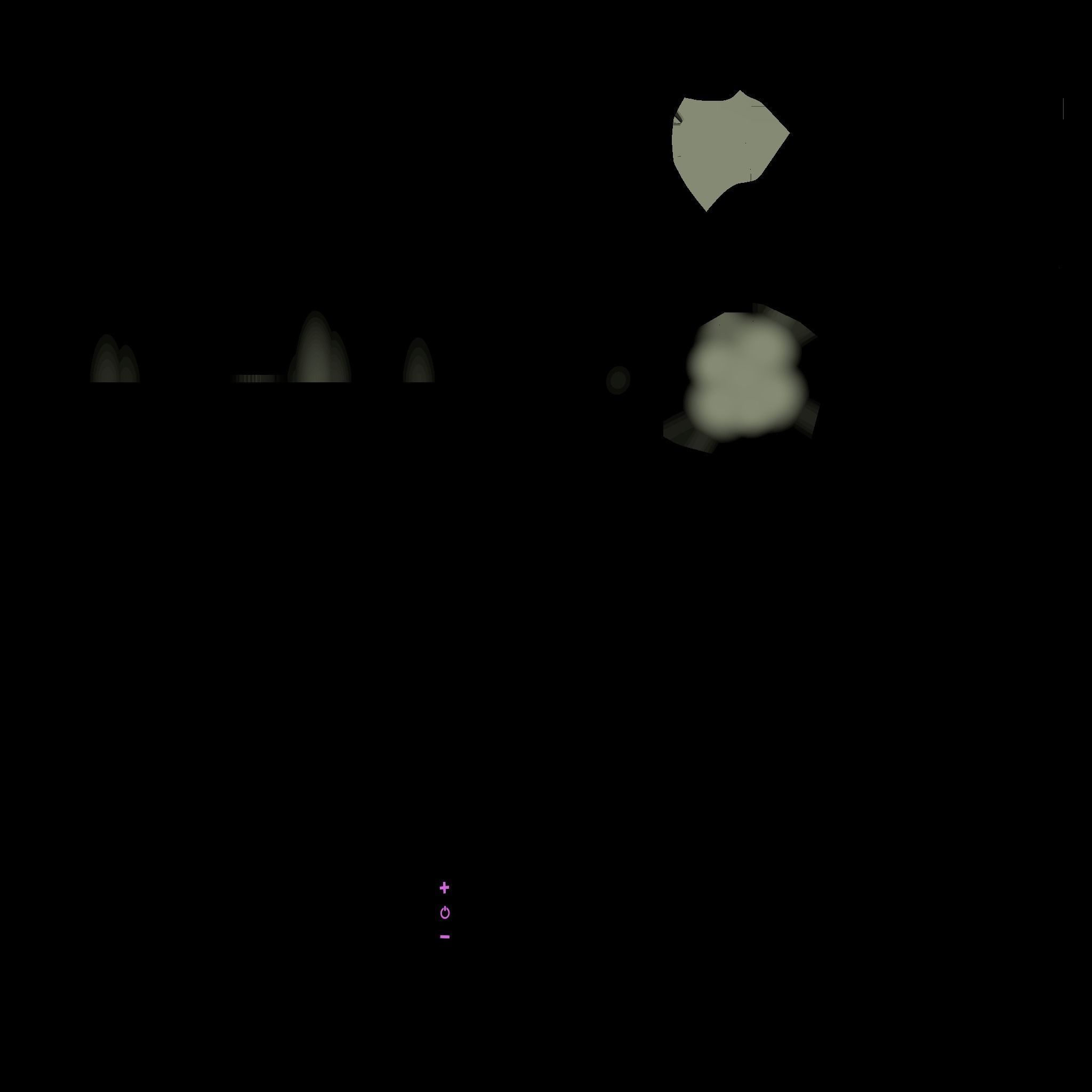 Mega Buster - Girl Hand Cannon - SciFi Weapon Low-poly 3D model_19